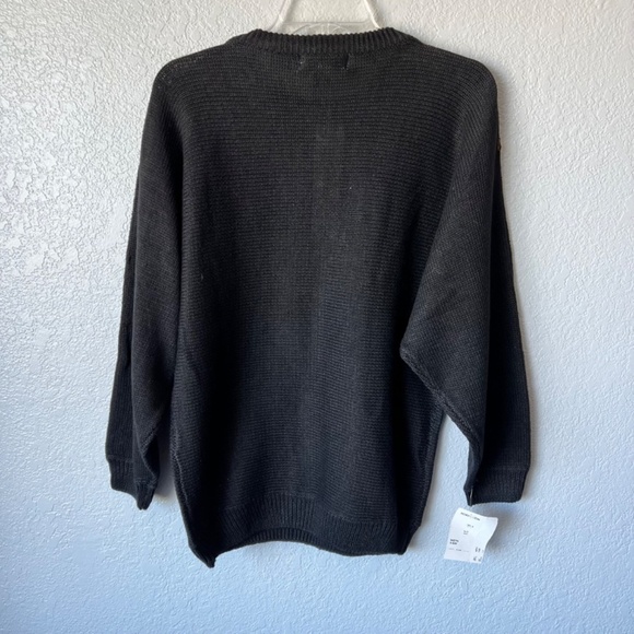 NWT Vintage Crystal - Kobe poinsettia sequined sweater - Picture 2 of 10